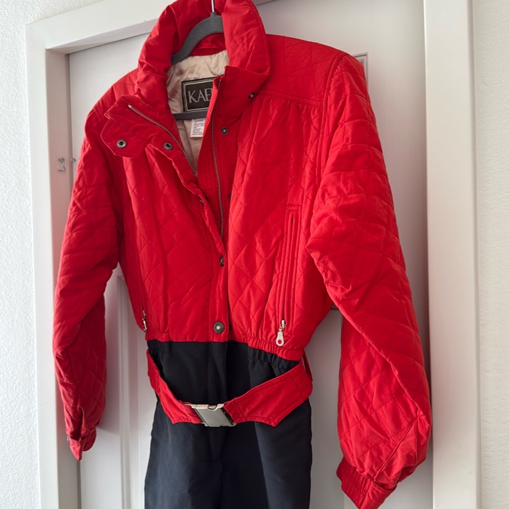 Vintage one piece ski suit